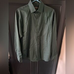 Kenneth Cole Reaction Green Slim Fit Shirt